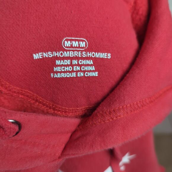 Chicago Bulls NBA Chi Town Fanatics Red Pullover Hoodie Size Medium Rare Item - Picture 9 of 11